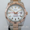 DSC01967 ROLEX Datejust Turnograph Pink Gold & Steel 116261