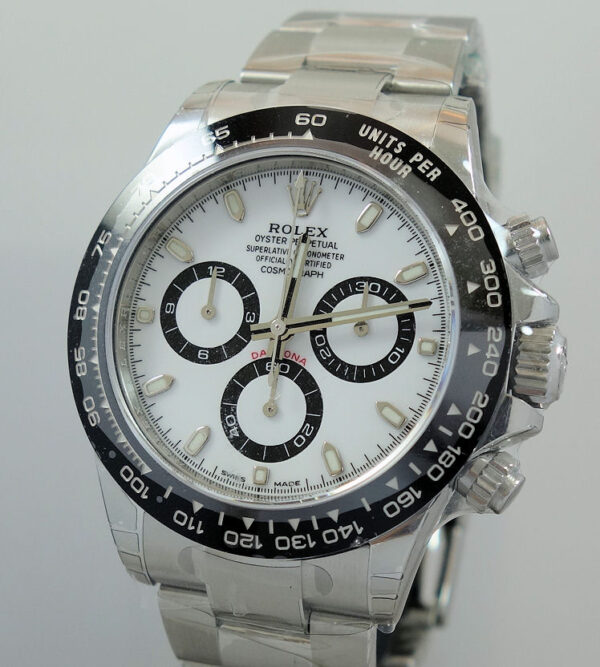SOLD!!! ROLEX DAYTONA SOLD!!! STEEL APRIL  2019 "UNUSED" 116500LN CERAMIC White B&P !!! Factory Stickers !!!