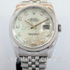 DSC02460 Rolex Datejust 116234 Mother of Pearl Diamond dial, White-Gold bezel