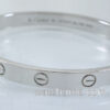 DSC02489 CARTIER LOVE Bracelet 18k White-Gold (Size 16) B603516