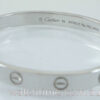 DSC02494 CARTIER LOVE Bracelet 18k White-Gold (Size 16) B603516