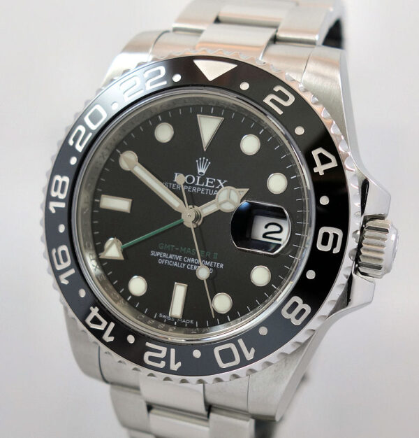 Rolex GMT Master II 116710LN Black-bezel Box & Card