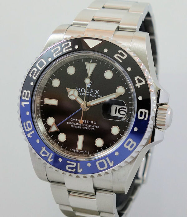 Rolex GMT MASTER II "BATMAN" 116710BLNR  2016 Box & Card "MINT"
