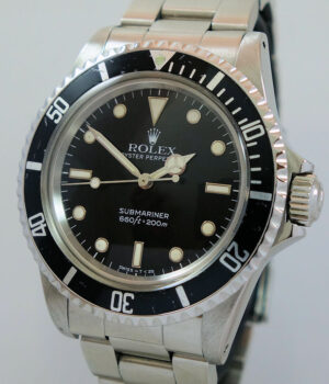 Rolex Submariner 5513  c 1987 with Papers