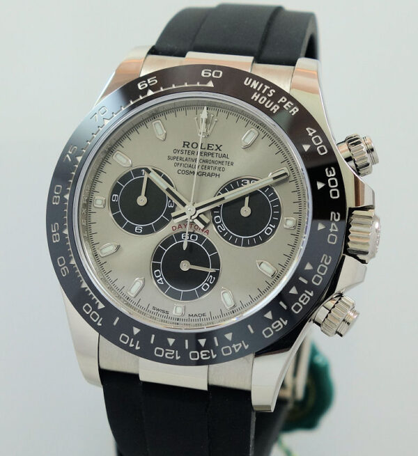 Rolex Cosmograph Daytona 116519LN White Gold Oysterflex