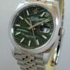 Rolex Datejust 36  Olive Green Palm Motif Jubilee