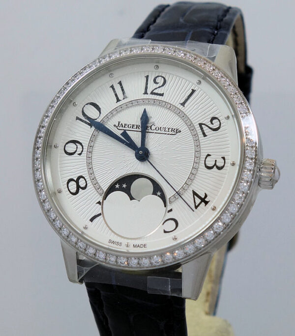 Jaeger-LeCoultre Rendez-Vous Moon Medium Diamond Dial, Diamond Bezel 34mm Steel 2022 Q3578430 *UNUSED*