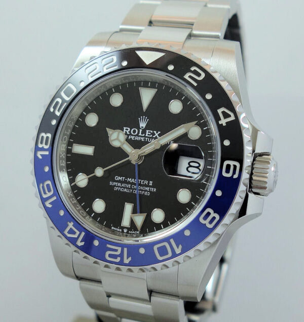 ROLEX GMT MASTER II  Batman 126710BLNR. UNUSED 2022.   BOX & CARD.