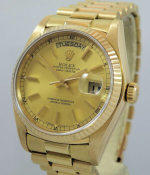 Rolex 18038  Day-Date 18k Yellow-Gold President Box 1985