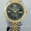 DSC04076 Rolex Datejust 41mm 18k & Steel, Wimbledon dial 126333 "UNUSED" Jan 2022