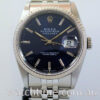 Rolex Datejust 36mm Blue dial, 18k W/Gold Bezel on Jubilee 16234