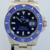 DSC04208 Rolex Submariner 18k White-Gold 116619LB Blue-dial DISCONTINUED!!! As New!