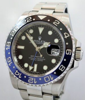 ROLEX GMT MASTER II "Batman" 126710BLNR  Box & Card 2016