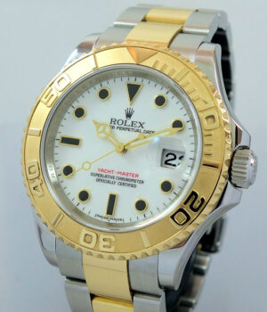 Rolex Yacht-Master 18k Gold & Steel 16623 Box & Papers