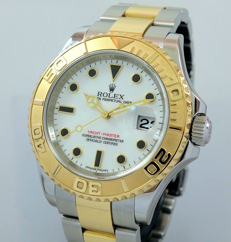 Rolex Yacht-Master 18k Gold & Steel 16623 Box & Papers - Watchtime.com.au