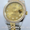 Rolex Datejust 36mm 116233 18k & Steel, Diamond Dial & Diamond bezel
