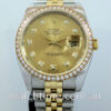 Rolex Datejust 36mm 116233 18k & Steel, Diamond Dial & Diamond bezel