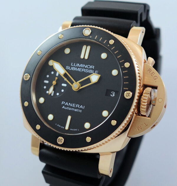 Panerai PAM 684 Luminor Submersible 1950 18k Oro Rosso 2021 Box & Card