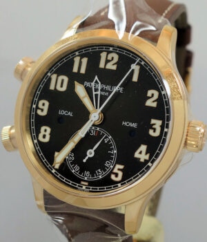 PATEK PHILIPPE Calatrava Pilot Travel Time 18k Rose-Gold  7234R-001  37.5mm