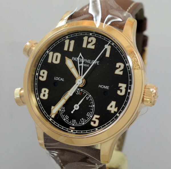 PATEK PHILIPPE Calatrava Pilot Travel Time 18k Rose-Gold  7234R-001  37.5mm