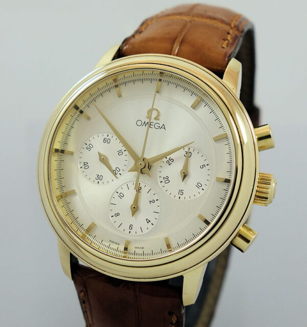 OMEGA DeVille Prestige Chronograph 18K Yellow-Gold  4640.31.00