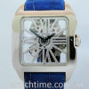DSC05051 Cartier Santos Dumont Skeleton White Gold XL W2020033 #158