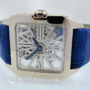 DSC05063 Cartier Santos Dumont Skeleton White Gold XL W2020033 #158