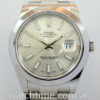 Rolex Datejust II 41mm Silver-dial  116300  Box & Card