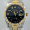 Rolex 36mm Datejust 16233 Blue Arabic dial, Jubilee bracelet