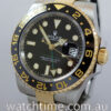 DSC05748 Rolex GMT II 18k Gold & Steel 116713LN 2019 Box & Card