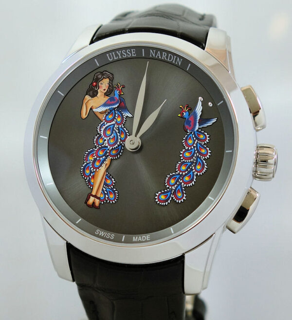 Ulysse Nardin Hourstriker Pin-Up Ltd. Edn. #2/28 Platinum 6106-130/E2-PINUP