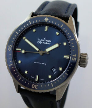 Blancpain Fifty Fathoms Bathyscaphe CERAMIC 5000-0240-NAOA April 2016 "AS NEW"