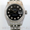 DSC06339_w Rolex Lady Datejust Steel & 18k White-Gold, Black Diamond dial 179174