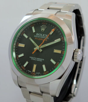 Rolex Milgauss  Green  116400GV OCT 2018