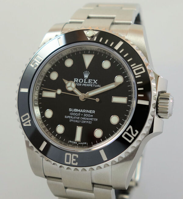Rolex Submariner 114060  Ceramic NON-DATE 2019 40mm Box.
