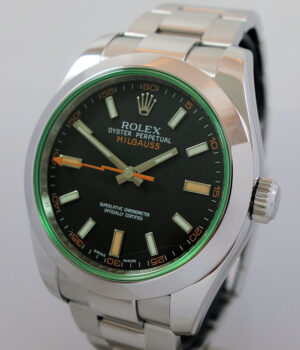 Rolex Milgauss ‘Green’ 116400GV Box & Card