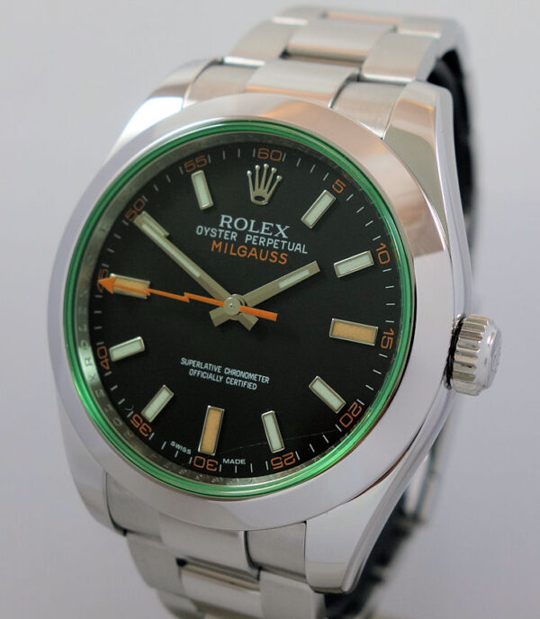 Rolex Milgauss 'Green' 116400GV Box & Card