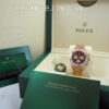 DSC06937 Rolex Daytona 18k EVEROSE 116505 Black/Rose dial Box & Card 2022