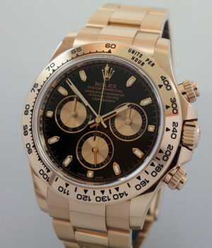Rolex Daytona 18k EVEROSE  116505 Black/Rose dial Box & Card 2022
