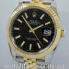 DSC06862 Rolex Datejust 41mm 18k & Steel, Black-dial 126333