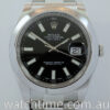 Rolex Datejust II  116300  Black dial Box & Card