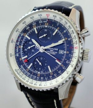 BREITLING NAVITIMER CHRONOGRAPH GMT 46 Blue Dial A24322