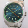 Rolex Milgauss Blue Dial, Green Crystal  116400GV  2021