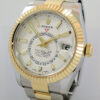 DSC07558 Rolex Sky-Dweller 18k & Steel 326933 White Dial Box & Card 2021 "As New"