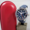 Omega Seamaster Planet Ocean 600M Co-Axial GMT 232.32.44.22.03.001 Blue dial "UNUSED"
