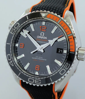 Omega Seamaster Planet Ocean 600M Co-Axial Master 215.32.44.21.01.001 43.5mm Orange / Black bezel “UNUSED”