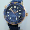 Omega Seamaster Diver 300M 42mm 210.22.42.20.03.002 18k & Steel, Blue dial "UNUSED"