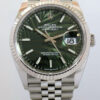 DSC08382 Rolex Datejust 36 Fluted Olive Green Palm Motif Jubilee 2022 *UNUSED* SOLD!!!