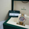 Rolex Yachtmaster 40 Black Mother-of-Pearl dial, 18k Gold & Steel 16623