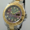 Rolex Yachtmaster 40 Black Mother-of-Pearl dial, 18k Gold & Steel 16623